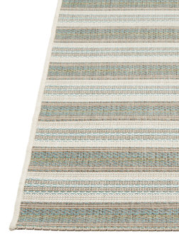 Modern gestreept vloerkleed of karpet Patmos Groen