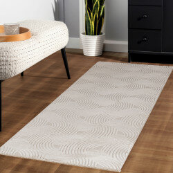 Modern vloerkleed Wave 1113 beige