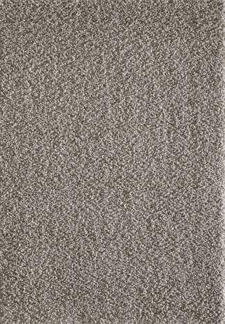 Lichtgrijs hoogpolig vloerkleed of karpet Seram 1300