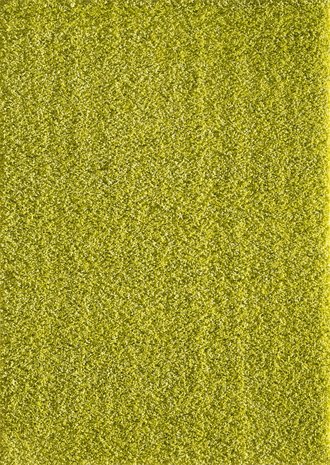 Groen hoogpolig vloerkleed of karpet Seram 1300