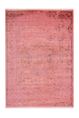 Vintage vloerkleed Madras pink met 3D effect