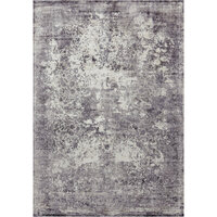 Viscose vloerkleed Daimond licht grijs