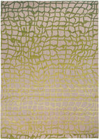 Chenille katoen vloerkleed Mystic groen 9204