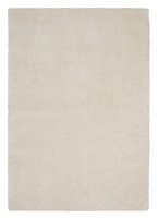 Ecru hoogpolig vloerkleed Port  