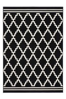 Vintage vloerkleed Ariadne zwart wit