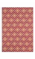 Vloerkleden Rhodos rood