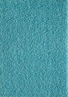 Hoogpolig effen vloerkleed Aqua Seram 1300