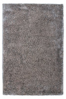 Hoogpolig vloerkleed Mondria Zilver grijs