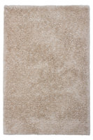 Hoogpolig vloerkleed Mondria Beige