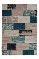 Vintage vloerkleed Sitra Multi Turquoise