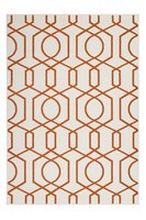 Designer vloerkleed Stellos Ecru Oranje