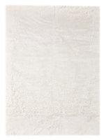 Hoogpolig vloerkleed Carona Wit