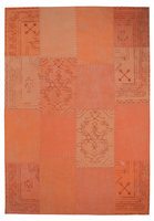 Patchwork vloerkleed Lira Multicolor oranje