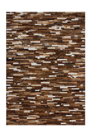 Leren vloerkleed Patch 851 kleur Beige