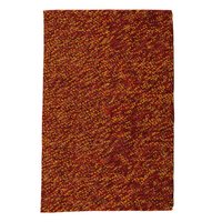 Wollen vloerkleed Kiezel kleur bruin