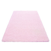 Roze vloerkleed Adriana Shaggy  1500/AY  