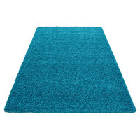Turquoise vloerkleden Adriana Shaggy  1500/AY Turquoise