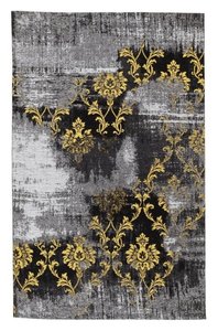 rekken spiraal Tegenover Design vloerkleed Malaine kleur grijs - geel | Design - Vloerkleed en karpet